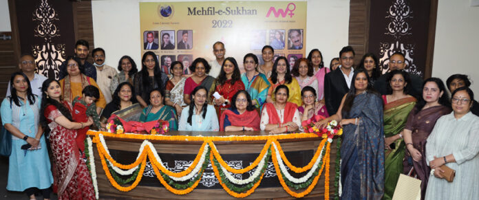 Asian Literary Society and Adventure Women India organized the Mehfil-e-Sukhan Mushaira 2022 in India Islamic Cultural Center at New Delhi