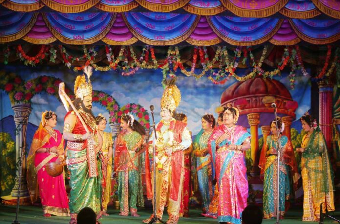 “Maya Bazar” by the famed Surabhi Theatre was performed as part of the 34th Brahmostavamulu of Sri Sri Sri Amodagiri Srinivasa Perumal at Apollo Hospitals!