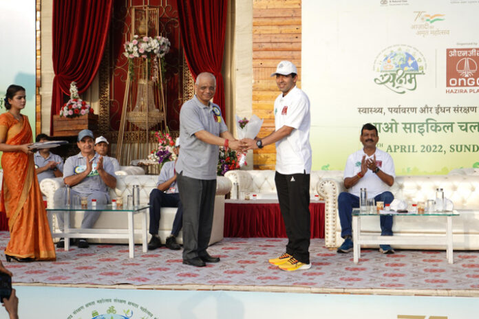 Surat Saksham Cyclothon 2022 was organized by the ONGC Hazira Plant