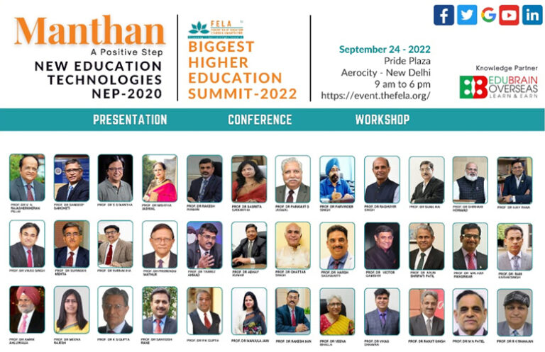 FELA Foundation to organize Grand Education Summit ‘MANTHAN- A Positive Step’