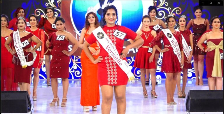 Deepika Battepati from Bengaluru bagged the sub title Mrs.Versatile at Mrs.INDIA Galaxy 2022