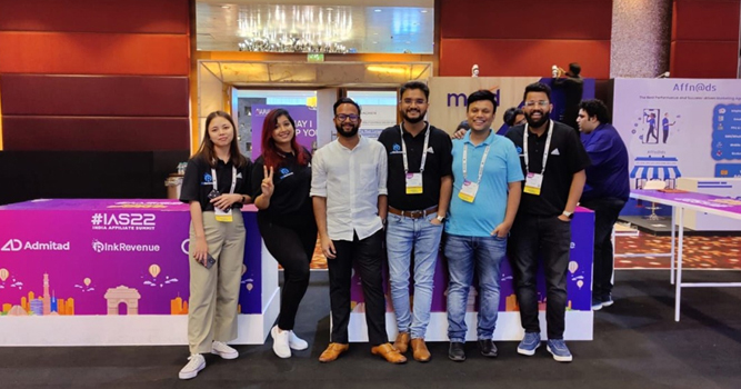 India's leading digital advertising company InkRevenue The official bronze partner at the Indian Affiliate Summit' 2022