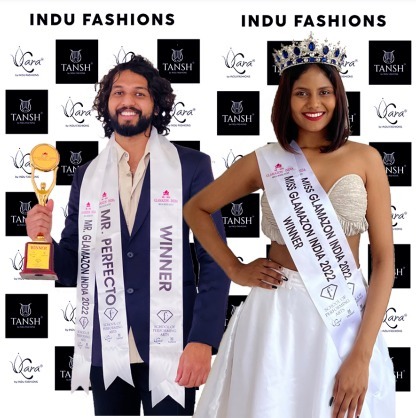 Indu Fashions organized a talent show Mr and Miss Glamazon for aspiring models