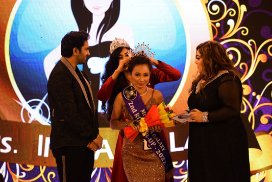 Kalpana Hansepi from Assam crowned as Mrs.India Galaxy second runner up 2022