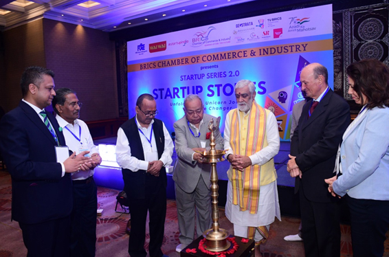 MoS Ashwini Kumar Choubey stresses on the value of ‘Vasudev Kutumbakam’ at BRICS CCI’s event Startup Stories