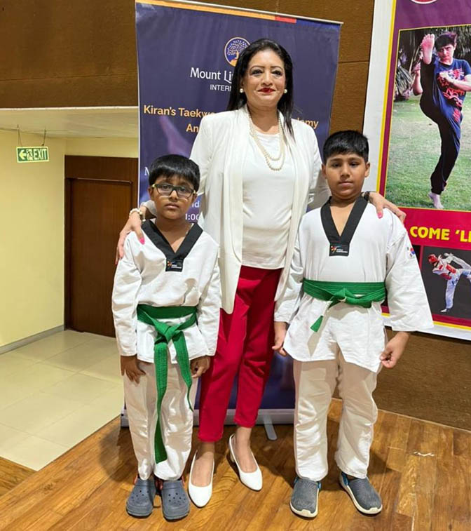 Mount Litera School International hosts annual Taekwondo competition graced by Bollywood superstars Shah Rukh Khan Kareena Kapoor and Saif Ali Khan