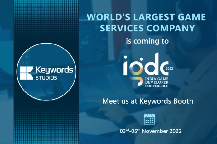 Keywords Studios and India subsidiary Lakshya participate in the 14th edition of India Game Developer Conference (IGDC) 2022 in Hyderabad