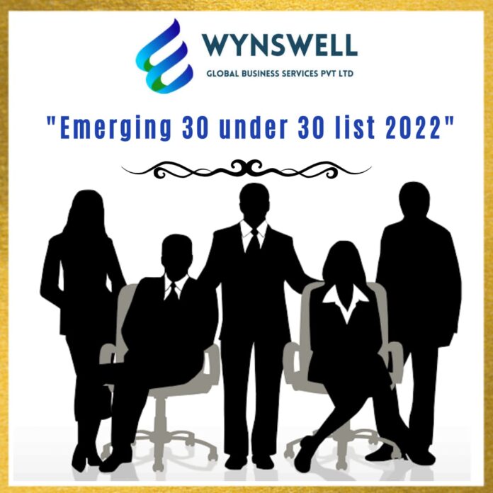 Wynswell to release its Emerging 30 under 30 list 2022 by end of December.