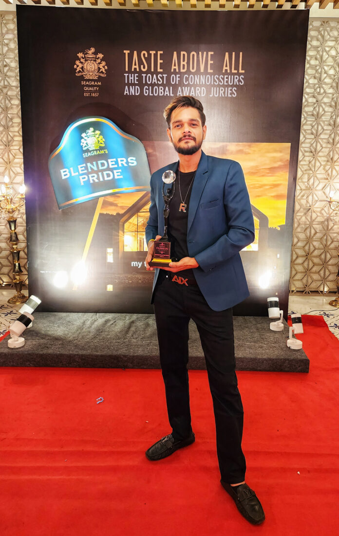 DJ Ravish awarded as “The Best DJ of Rajasthan” at the Rajasthan Fashion Awards - for the fifth time!
