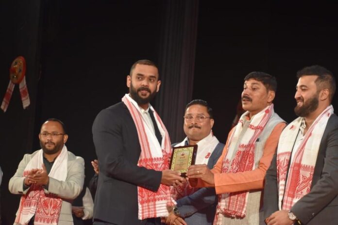 Young Fitness Star Dr. Amit Talukdar Awarded for Excellence in Bodybuilding