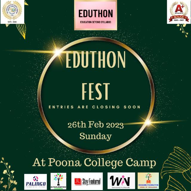 Eduthon Fest 2023 is all set for 26 February at Poona college