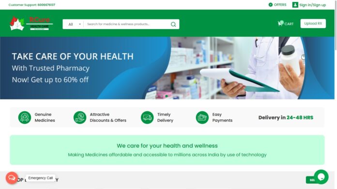 Role of Rcure Healthcare to be first online Pharmacy of Jammu Region