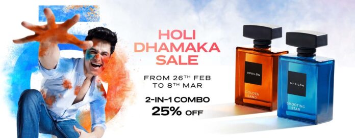Spread the joyous fragrance of colours with Upsilon’s Holi Dhamaka Sale!