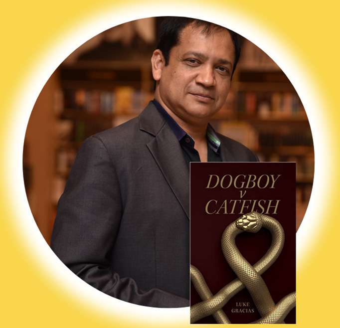 Indian born bestselling author Luke Gracias launches third novel 'Dogboy v Catfish'