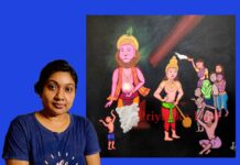 “The Law of Karma-Hirnyakashipu Vadh” – A painting narrates the power of karma The Law of Karma-Hirnyakashipu Vadh - A painting narrates the power of karma