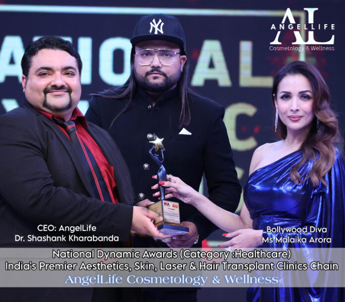 AngelLife Wins the National Dynamic Award for the Best Aesthetics Skin & Hair Clinics Chain in India