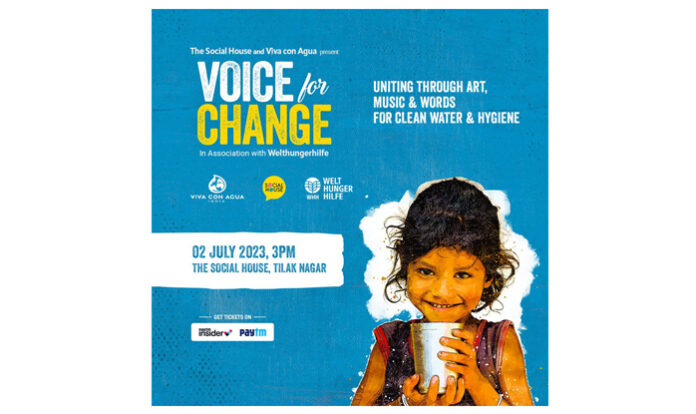 Ravie Solanky founder THE SOCIAL HOUSE has announced collaboration with German  NGOs ‘Viva con Agua’ and ‘Welthungerhilfe’ for a special artist line up “Voice for Change”