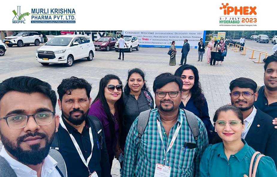 Murli Krishna Pharma Participates in the 9th International Pharma Exhibition (IPHEX) 2023.