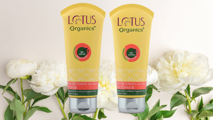 Organic Skincare brand Lotus Organics + introduces its De-Tan range