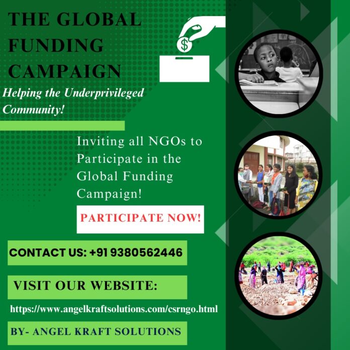 Join Hands for a Better World: Invitation to NGOs to be a part of our Global Funding Campaign
