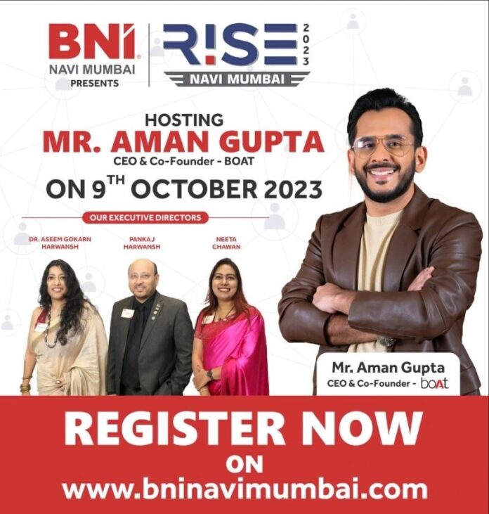 BNI NAVI MUMBAI - RISE to Host One of the Biggest Business Entrepreneurs Meetup