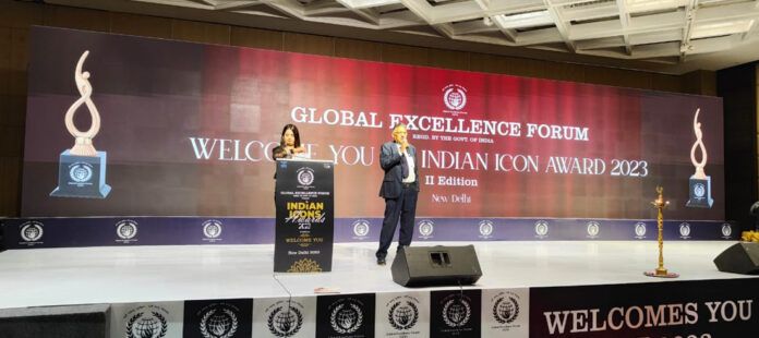 Kumar Vishal, Co-founder of Humanaro Foundation, Receives the Indian Icon Award for Animal Rights and Environmental Conservation