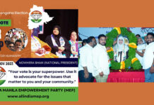 All India Mahila Empowerment Party candidates have successfully nominated in 50 seats in Telangana State All India Mahila Empowerment Party candidates have successfully nominated in 50 seats in Telangana State