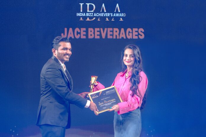 Mayur Khillare, Jace Beverages, Quality Beverages Manufacturer of the Year 2023, The India Bizz Achiever’s Awards,