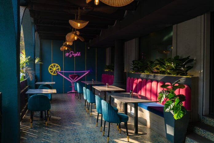 Seshh Cocktail Bar & Kitchen Where Goa's Nights Come Alive in European Flair