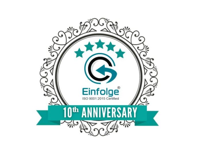 Einfolge Celebrates 10 Years of Innovation and Success, Marking a Decade of Ex