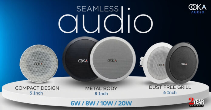 Revolutionizing Retail Audio: Ooka Audio's NextGen Ceiling Speakers