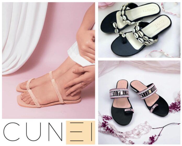 Cunei India, women's footwear, stylish sandals for women, footwear brand,