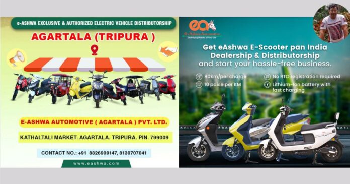 E Ashwa Automotive Agartala Brings Electric Vehicle Franchise Opportunity to the Northeast