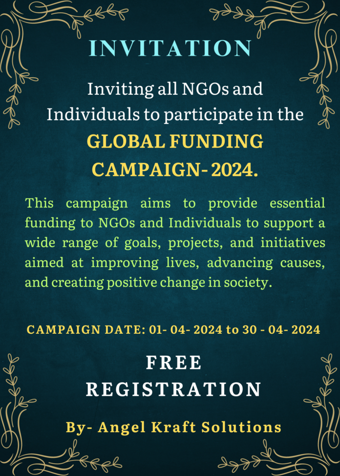 Invitation to participate in the Global Funding Campaign