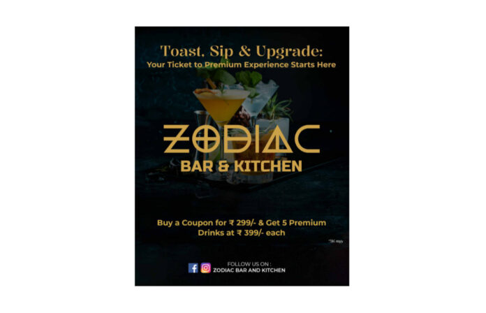 Unlock a Premium Drinking Experience with Zodiac Bar & Kitchen's Exclusive Offer 