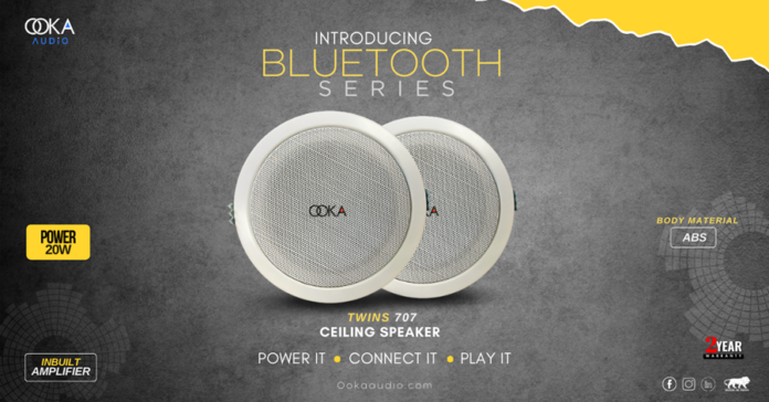 Ooka Audio Unveils a Breakthrough in Sound Technology with Wireless Ceiling Bluetooth Speakers
