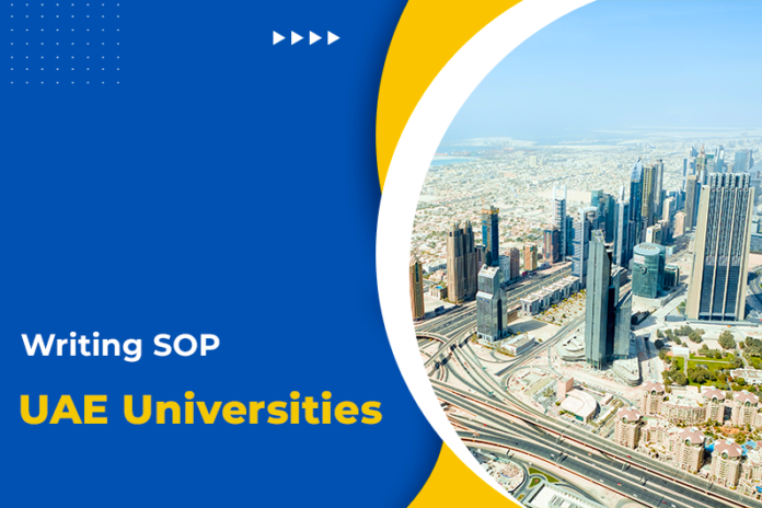Writing SOP for UAE Universities