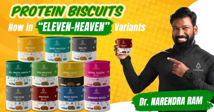 Lifespan Launches India's First 11-Variant Healthy Biscuit Line