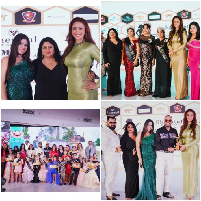 Bollywood Actress Mahekk Chahal, Sheratal, Dr. Seema Bali, Angela Bali, Sheratal's Grand Pageant Show, Harbans Zewar Mahal, Ayushman Skin & Cosmetology Centre, grand pageant