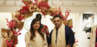 Celebrity stylist Ashley Rebello launches bridal collection ‘KHWAAB,’ crafted by fashion designer Seema Kalavadia
