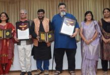 Professor Dr. S. M. (Raja) Dixit and Dr. Kurush Dalal was honoured with the Late Prakashchandra Surana Historian Award Professor Dr. S. M. (Raja) Dixit, Dr. Kurush Dalal, Late Prakashchandra Surana Historian Award, Quantum Foundation, Deccan College