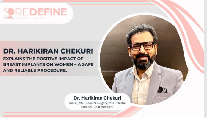 Dr. Harikiran Chekuri, leading breast surgeon in Hyderabad, breast implant surgery