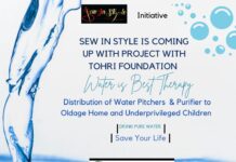 Water Purifiers & Pitchers Distribution To Underprivileged Children Centre So To Drink Pure Water & Stay Healthy Water Purifiers & Pitchers Distribution, Tohri Foundation, Sew In Style, Prof. Anandajit Goswami, Dr Anandajit Goswami