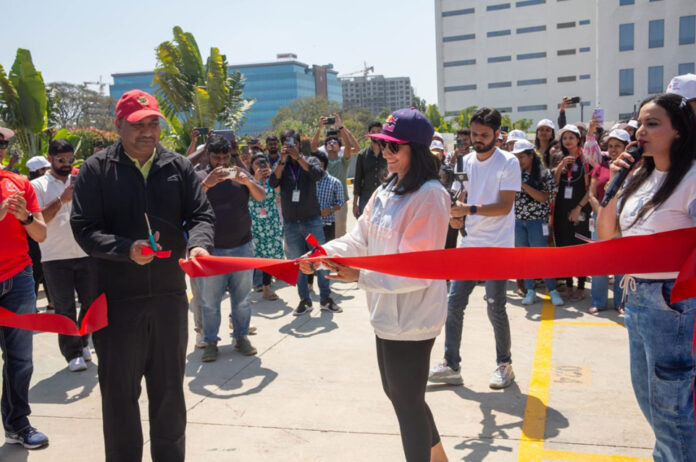 Myntra, corporate Pickleball court, Bengaluru, Ashwini Ponnappa, Govindraj MK, Rajath Kankar MR,