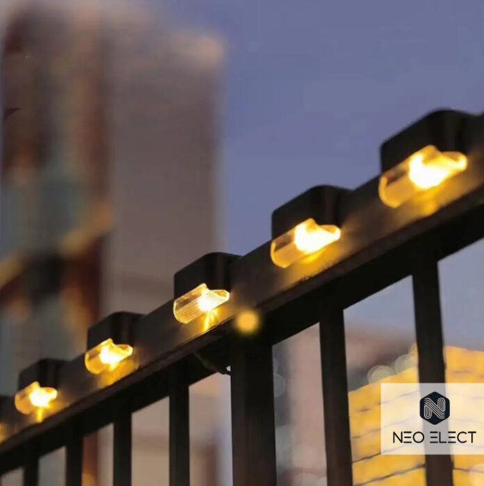 Neo Elect Solar Fence Lights, Sustainable Lighting Solution, Neo Elect,