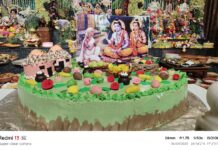ISKCON Dwarka Celebrates a Divine Grapes Festival on the Auspicious Occasion of Ram Navami ISKCON Dwarka, Divine Grapes Festival, Ram Navami,