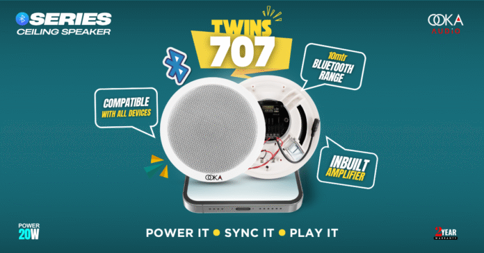 Ooka Audio Twins 707 Ceiling Speake 1200x630