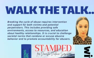 Walk The Talk with Mayaa SH on her book “Stamped: For Domestic Violence Survivors..” Mayaa SH, Stamped: For Domestic Violence Survivors book, prominent women's rights activist, author, feminist philosopher,