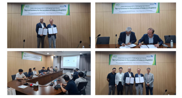 Historic MoU Signing Kukje India Group and KingoSpring Forge Alliance