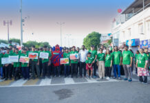 Oxymed Hospital Successfully Conducts Walkathon for World Heart Day “Power of Zero” Campaign